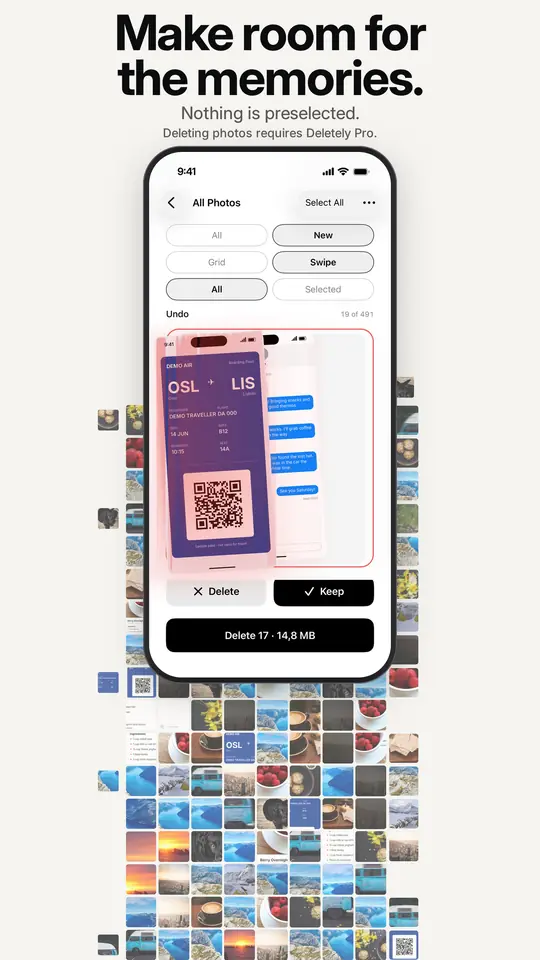 Deletely social video: Make room for the memories.
