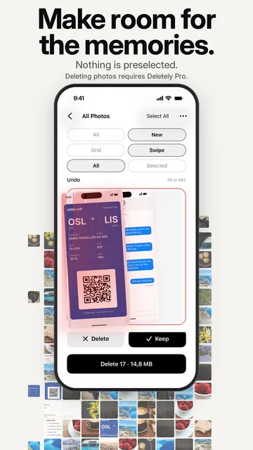 A 9:16 Deletely frame for the social video